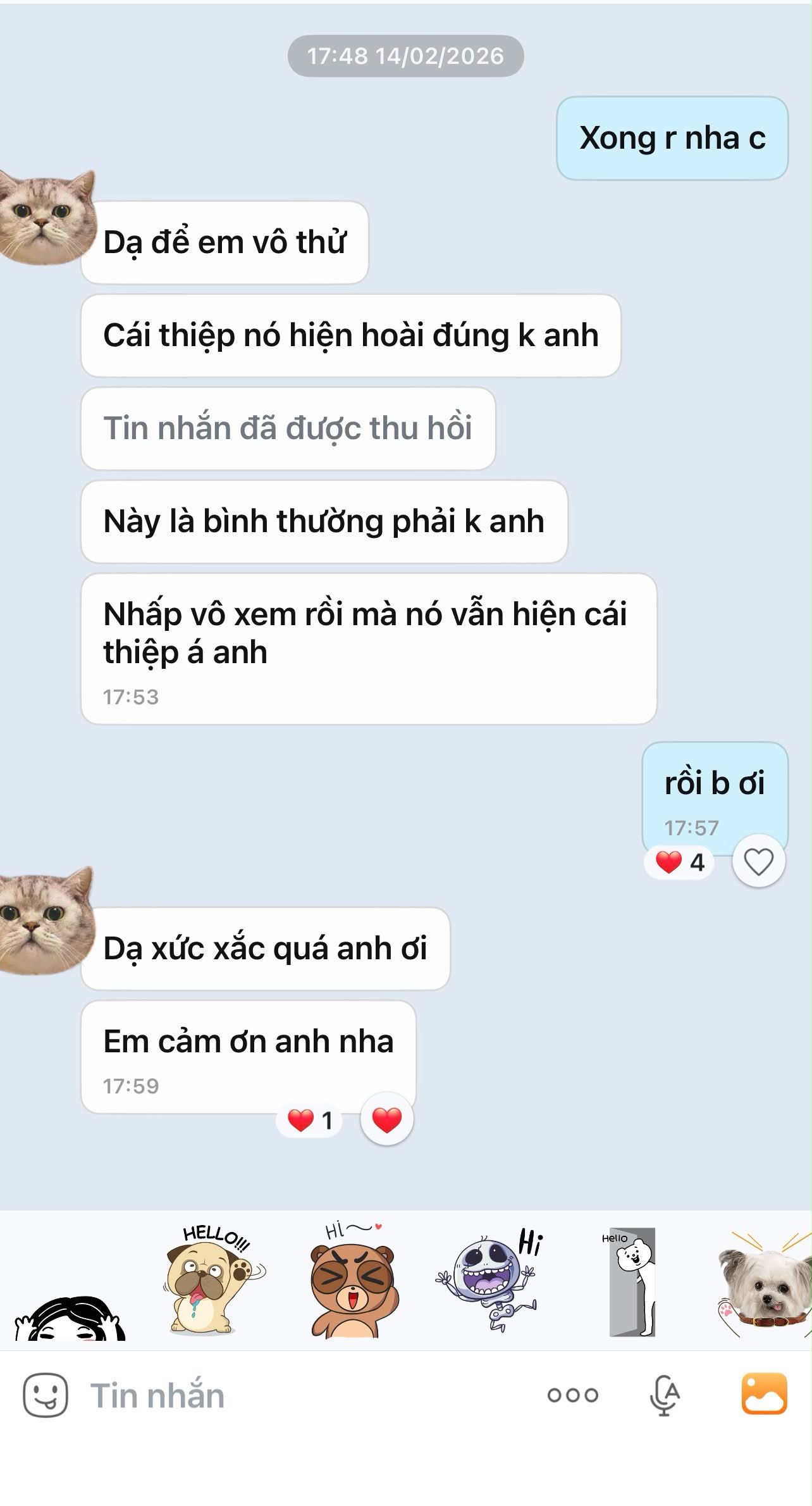 Feedback khách hàng LoveGift - Em Linh