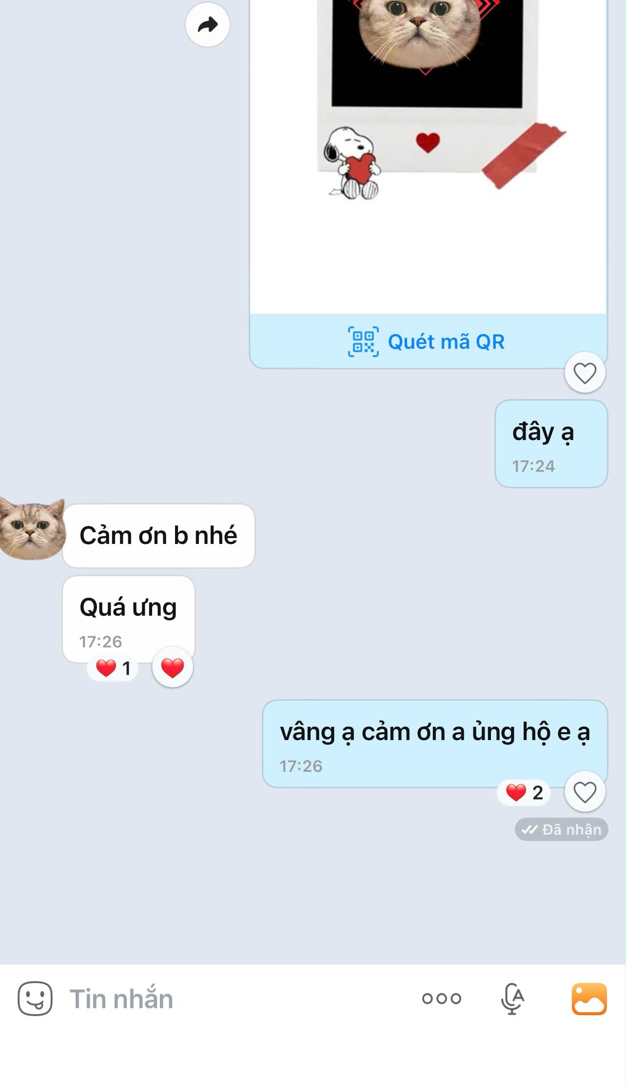 Feedback khách hàng LoveGift - Chị Ngọc